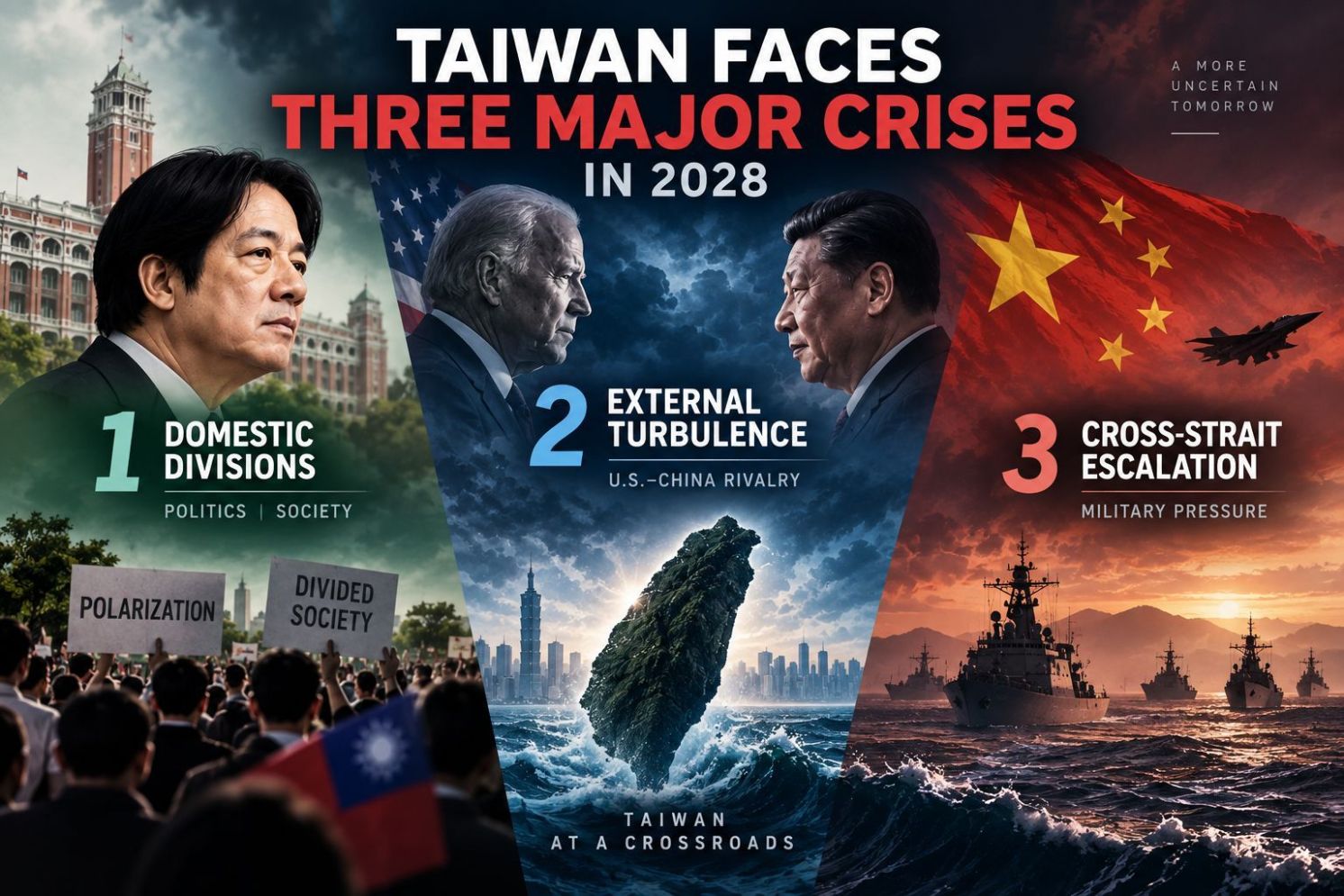 Taiwan to Face Three Challenges in 2028