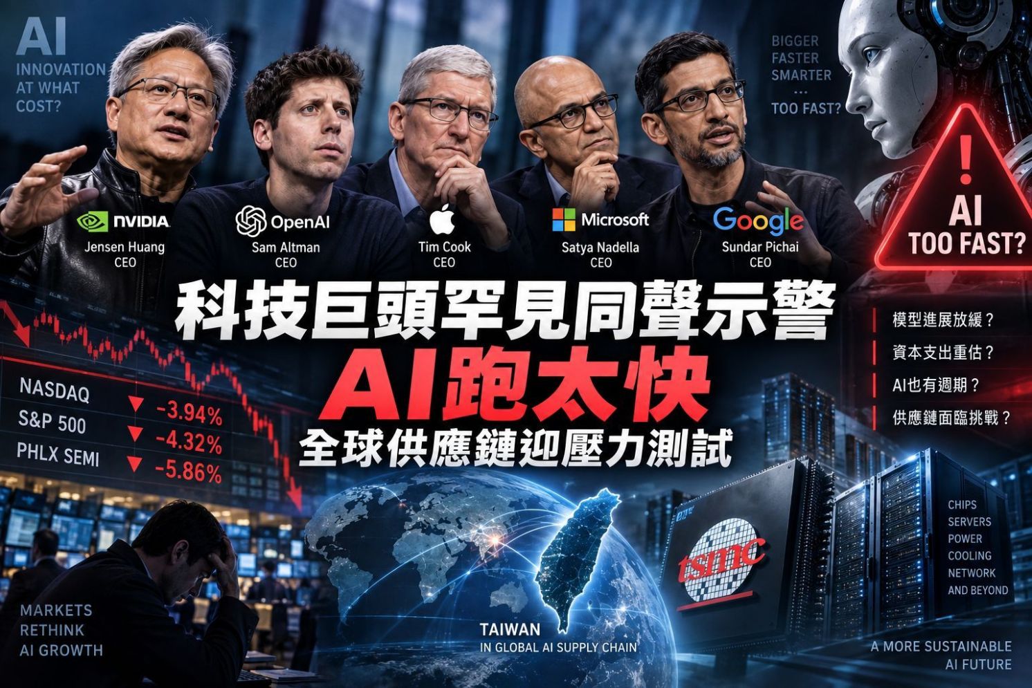 AI Giants Hit Brakes: Taiwan's Supply Chain Faces Stress Test